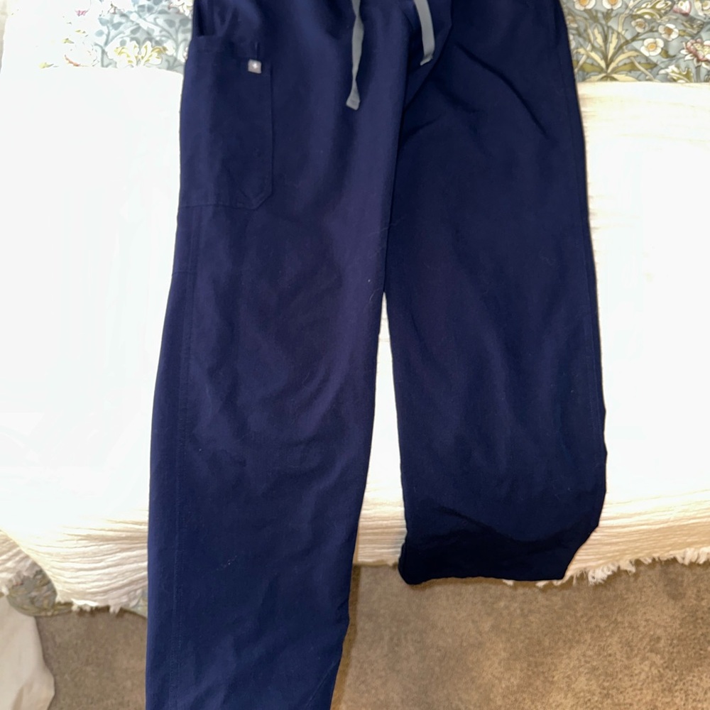 Figs Women's Navy Blue Straight Leg Pants